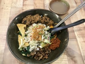 Toon Sprout Sauce with Sweet Potato and Pumpkin Noodles at Simple Life - Pavilion Elite in Kuala Lumpur