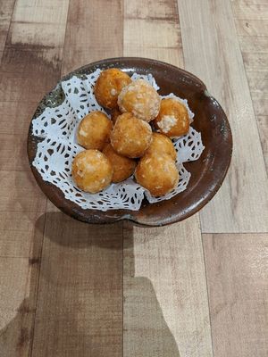 Sweet potato balls at Simple Life - Pavilion Elite in Kuala Lumpur
