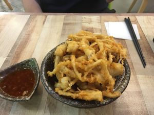 Mushroom tempura at Simple Life - Pavilion Elite in Kuala Lumpur
