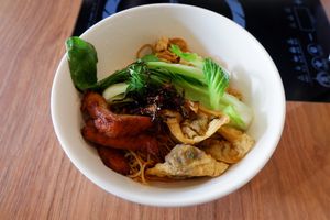 Wonton Mee. at Sandalo Healthy Vegetarian Cuisine in Petaling Jaya