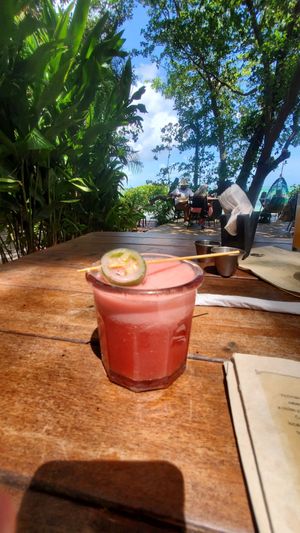 Vodka Watermelon at La Playita in Bacalar