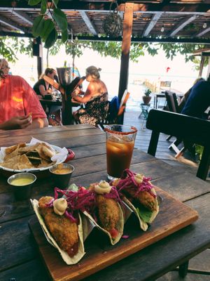   at La Playita in Bacalar