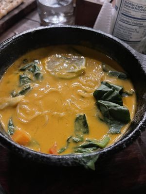 Thai dijo  at La Playita in Bacalar