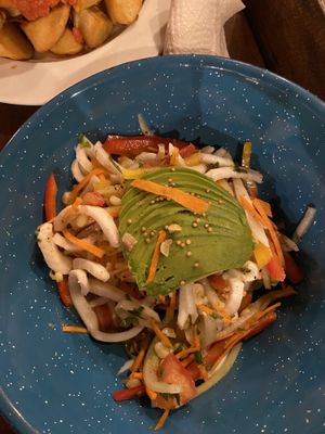 Ceviche de coco  at La Playita in Bacalar