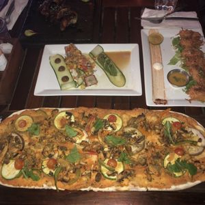 Vegan pizza !!  at La Playita in Bacalar