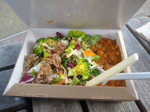 Lamb box #Veganuary at Vantra Eden in West London