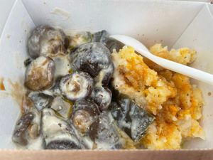 Mash and mushrooms   at Vantra Eden in West London