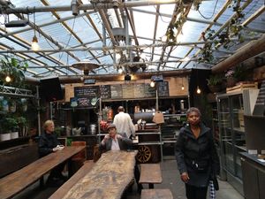 Lunch time at Vantra Eden in West London