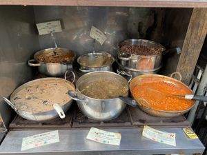 Hot food at Vantra Eden in West London