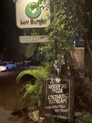 Yes please! at Luv Burger in Nosara