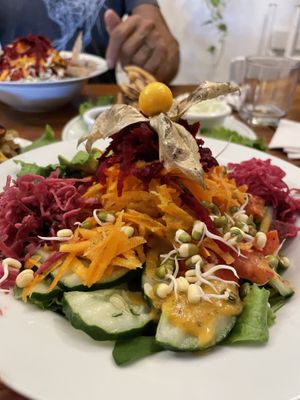 Big Green Salad🤩 at Luv Burger in Nosara