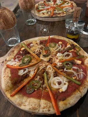   at Luv Burger in Nosara