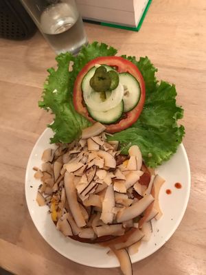 Coco Bacon at Luv Burger in Nosara