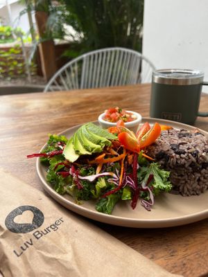  at Luv Burger in Nosara