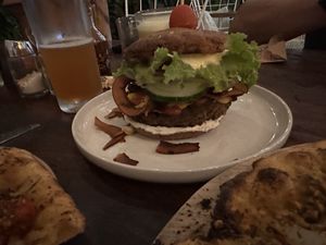   at Luv Burger in Nosara