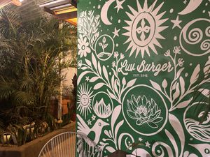   at Luv Burger in Nosara