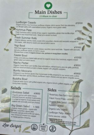  at Luv Burger in Nosara