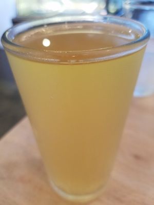 Ginger kombucha at Luv Burger in Nosara
