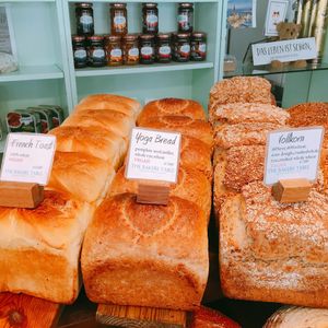 French Toast, Yoga Bread, Volkom are Vegan!  at The Bakers Table - 더베이커스테이블 in Seoul