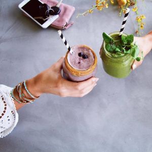 Vegan Smoothies at The Glass Onion Society in Long Jetty