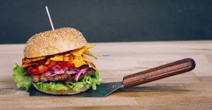 Temting Tempeh with freshly marinated Tempeh in a homemade Chipottle BBQ Sauce. at Reger Burger - Food Truck in Berlin