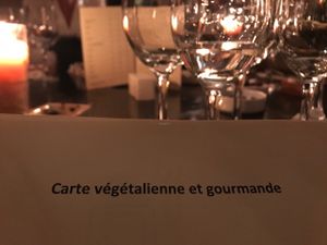 Separated vegan menu !  at Bo & Zin in Marrakech