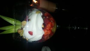 vegan trifle at Bo & Zin in Marrakech