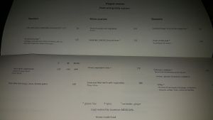 vegan menu at Bo & Zin in Marrakech