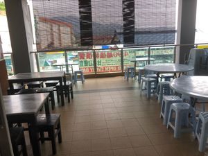 Outdoor seat  at Min Yuan Vegetarian Home in Kuala Lumpur