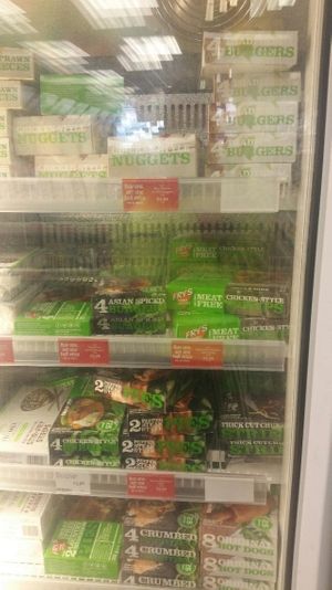 In the freezer at Holland & Barrett - Putney in South West London