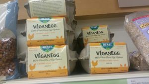 Vegan eggs at Holland & Barrett - Putney in South West London
