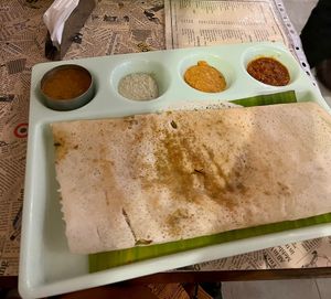 Vegan mushroom dosa  at Surguru - JN St in Pondicherry