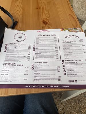 Menu! at Aqui y Ahora  in Lanzarote