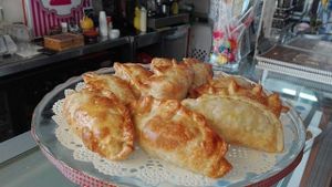 Empanadas al Horno rellenas de Tofu at Aqui y Ahora  in Lanzarote