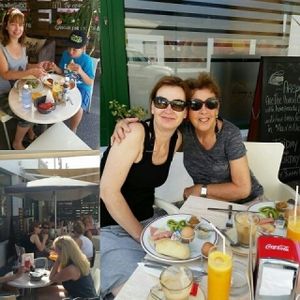 Collage de Clientes repetidores y Felices at Aqui y Ahora  in Lanzarote