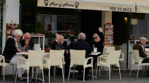 Clientes Felices... at Aqui y Ahora  in Lanzarote