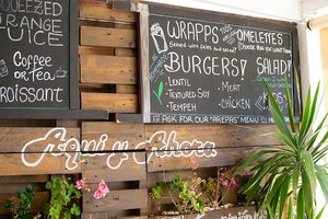 A friendly, inviting and chillled place to eat and drink. The staff were lovely, at Aqui y Ahora  in Lanzarote