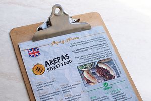 My first time having arepas, they are amazing, at Aqui y Ahora  in Lanzarote