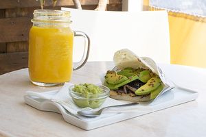 The juices and smoothies there were really refreshing and tasty. at Aqui y Ahora  in Lanzarote