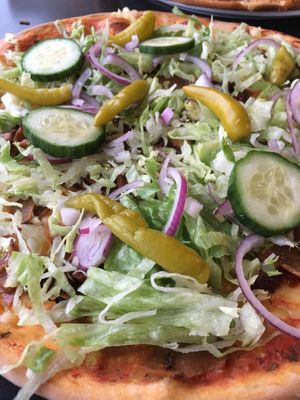 Orsa special (vegokebab) at Pizzeria Amore in Orsa