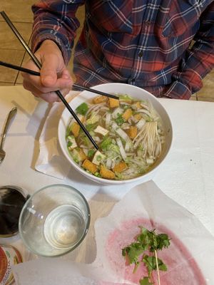 Vegan pho  at Pho Fresh in Fort Myers