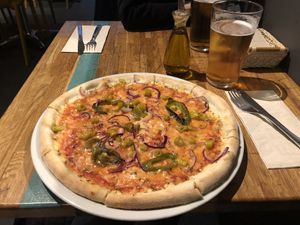   at Pizza Paco in Barcelona