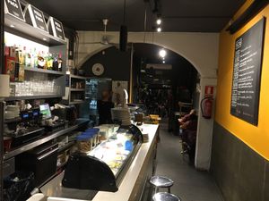 Inside  at Pizza Paco in Barcelona