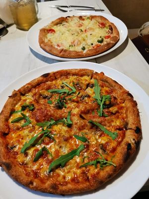 vegetarian and vegan pizza  at Vege Joy in Varna