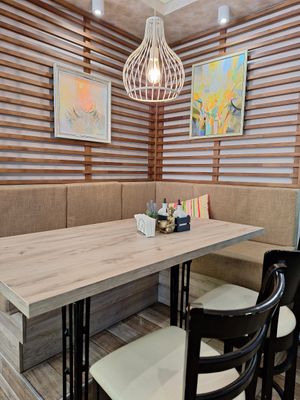 Inside at Vege Joy in Varna