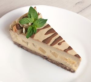 Raw Pineapple Cake at Vege Joy in Varna