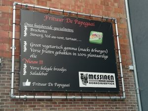 Frituur De Papegaaif at Frituur De Papegaai in Ghent