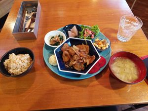 Lunch set at Karakoma in Morioka