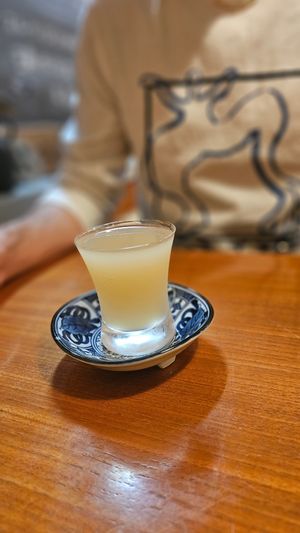 germinated brown rice wine at Karakoma in Morioka