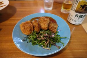 kurumafu katsu tanpin (a la carte) at Karakoma in Morioka